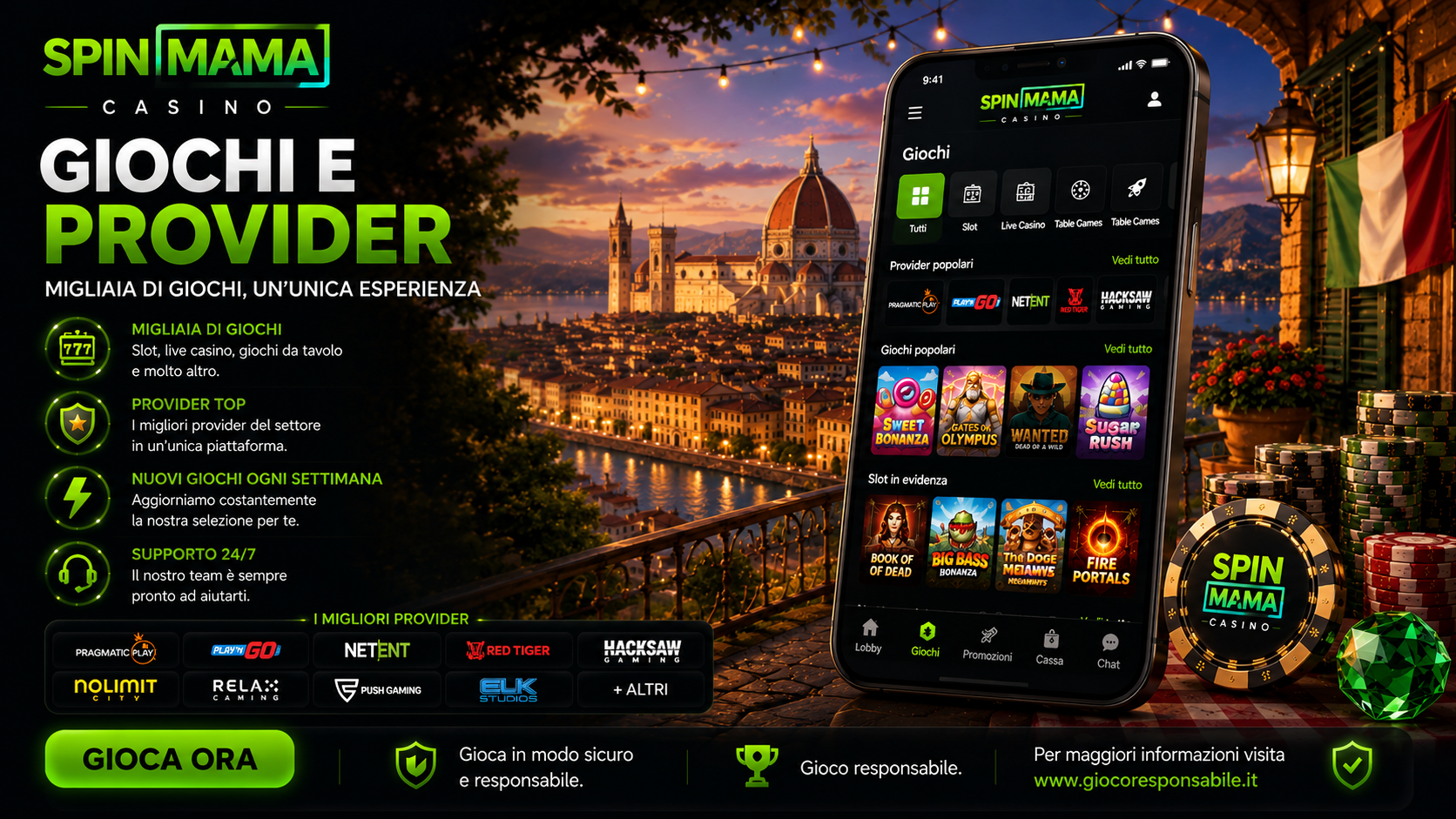 Giochi e provider